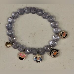 Brand new Charming Beaded Bracelet with Cute snowman Charms